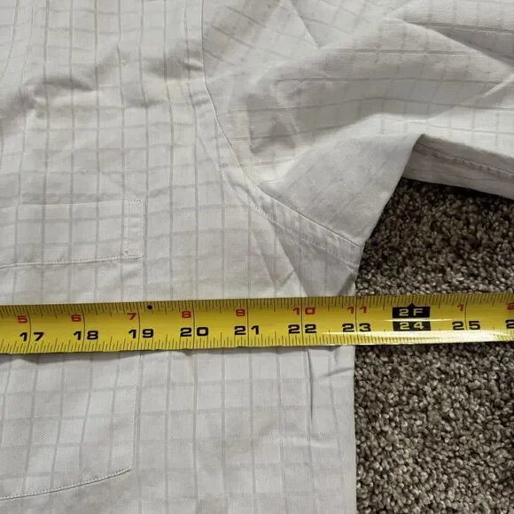 Ermenegildo Zegna Comfort Fit Dress Shirt Check Men’s Size 41/16 Large - Picture 11 of 12